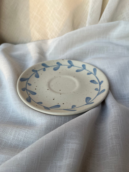 Blue Leaf Trinket Tray