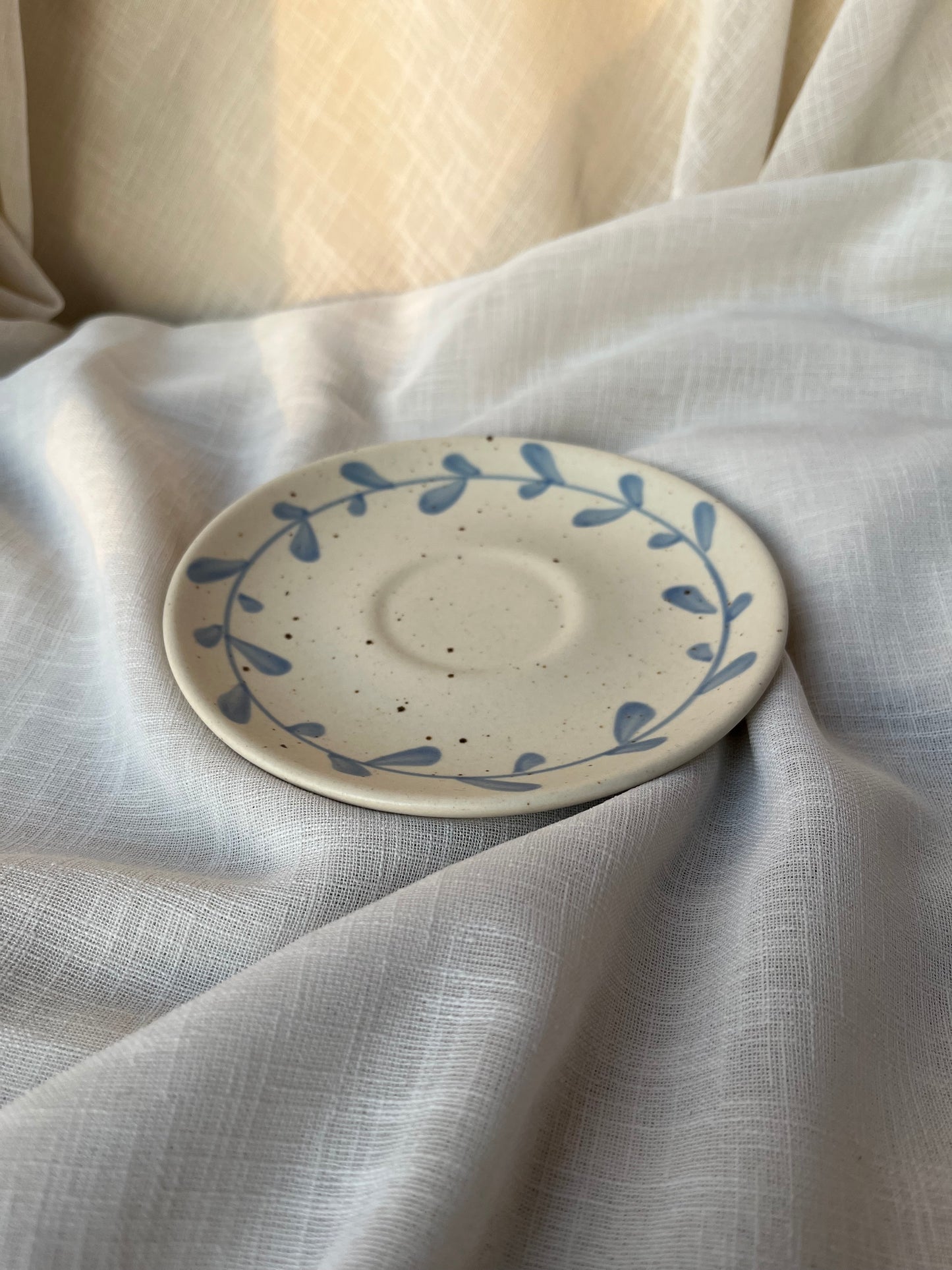 Blue Leaf Trinket Tray