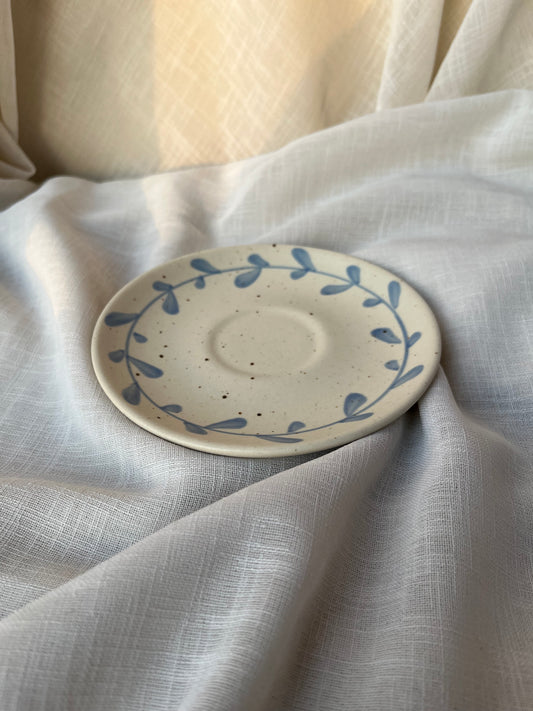 Blue Leaf Trinket Tray