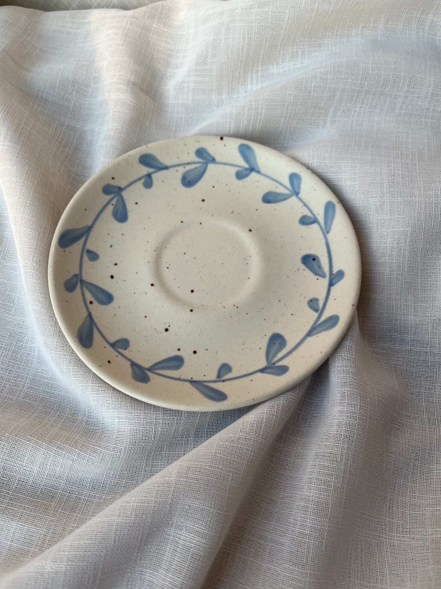 Blue Leaf Trinket Tray