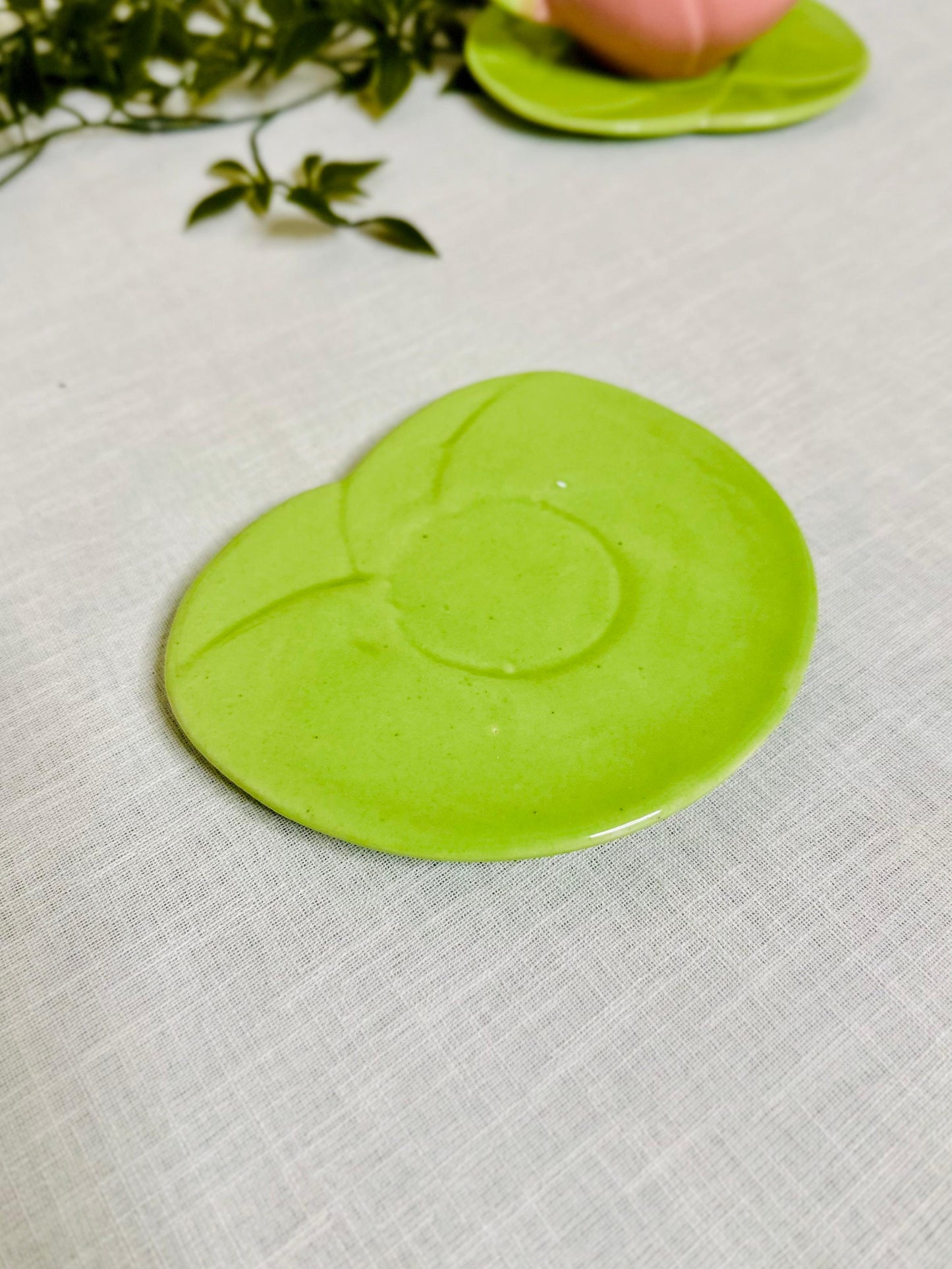 Tulip Mug with Saucer Set – Yellow