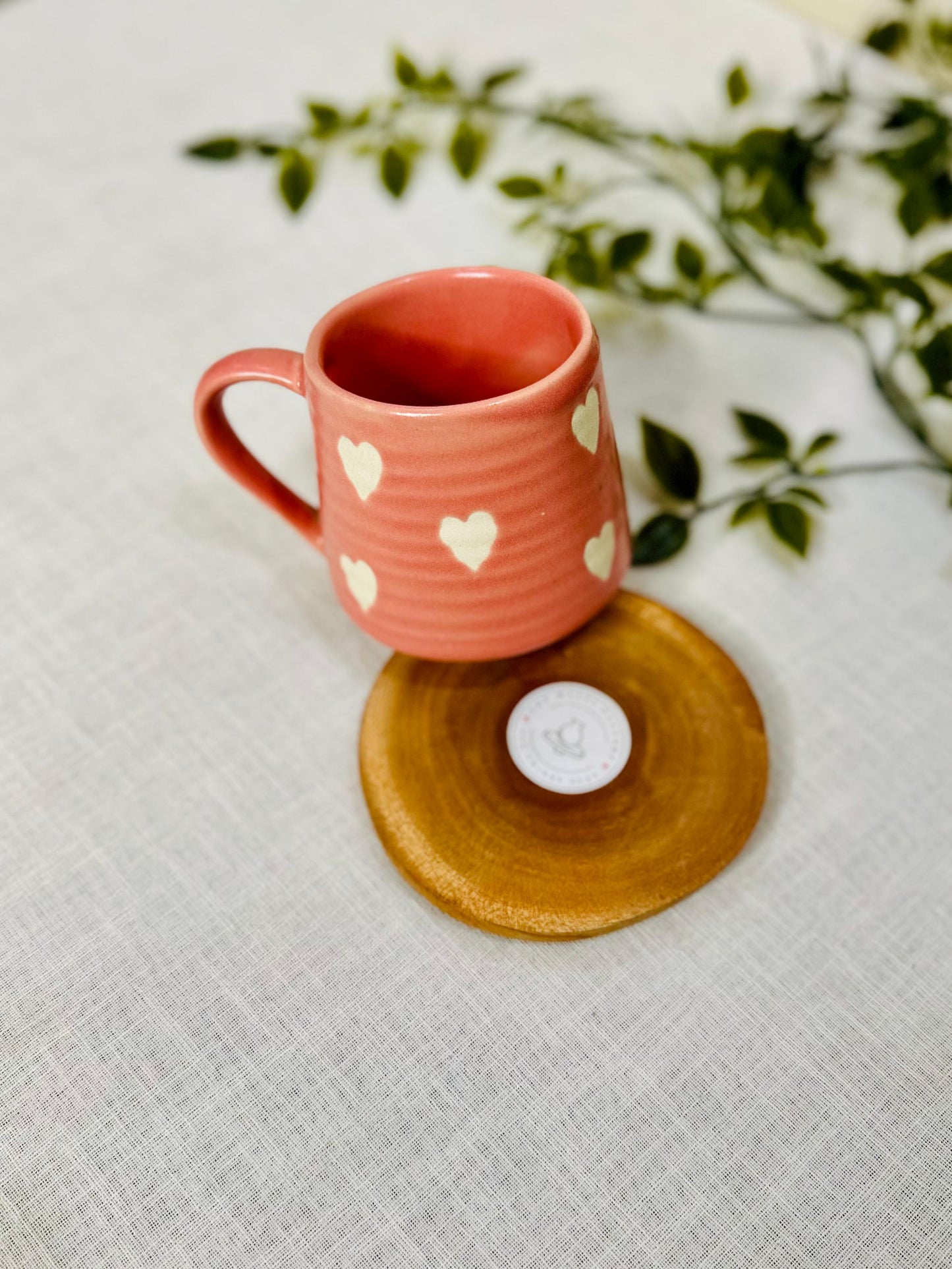 Sweet Heart-Patterned Mug