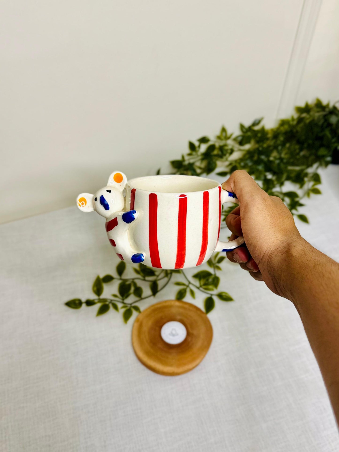 Adorable Koala Hug Ceramic Mug