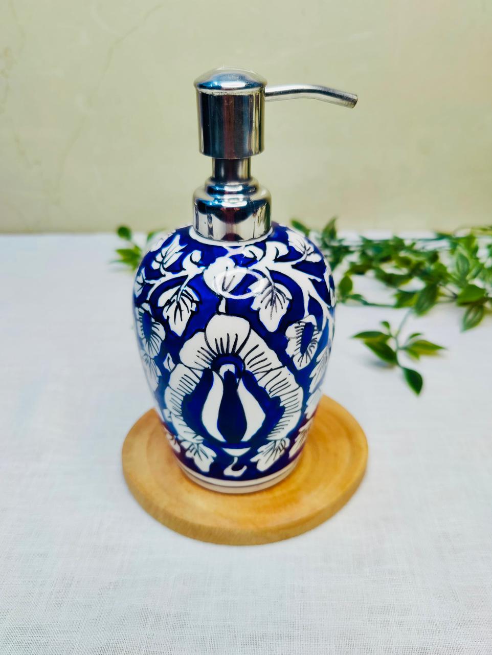 3-Piece Hand-Painted Ceramic Bathroom Set