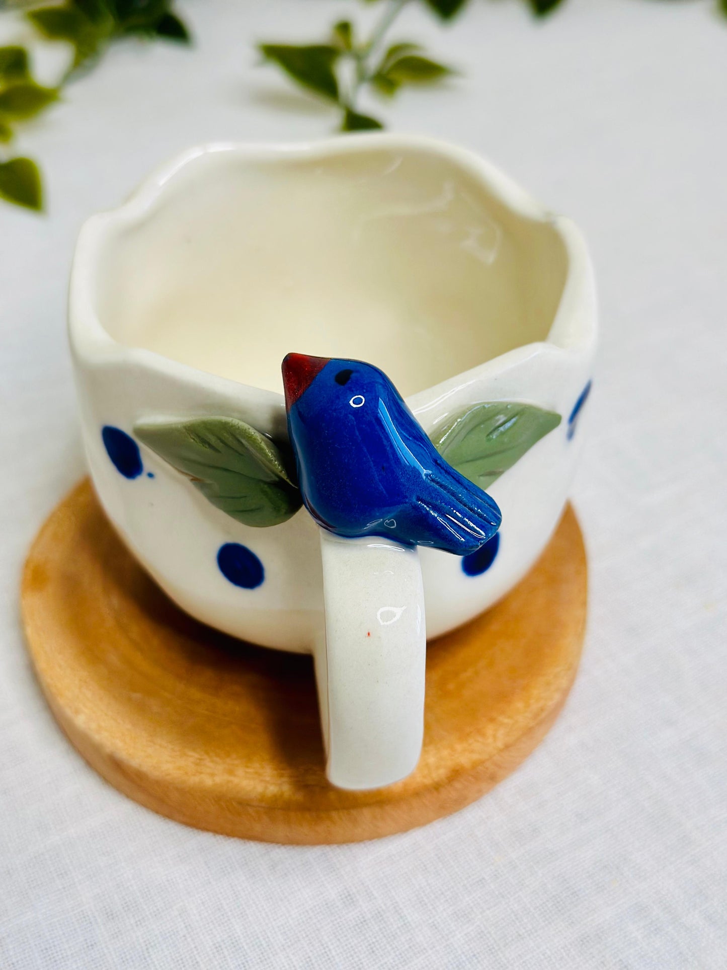 Chirpy Charm Handcrafted Ceramic Mug