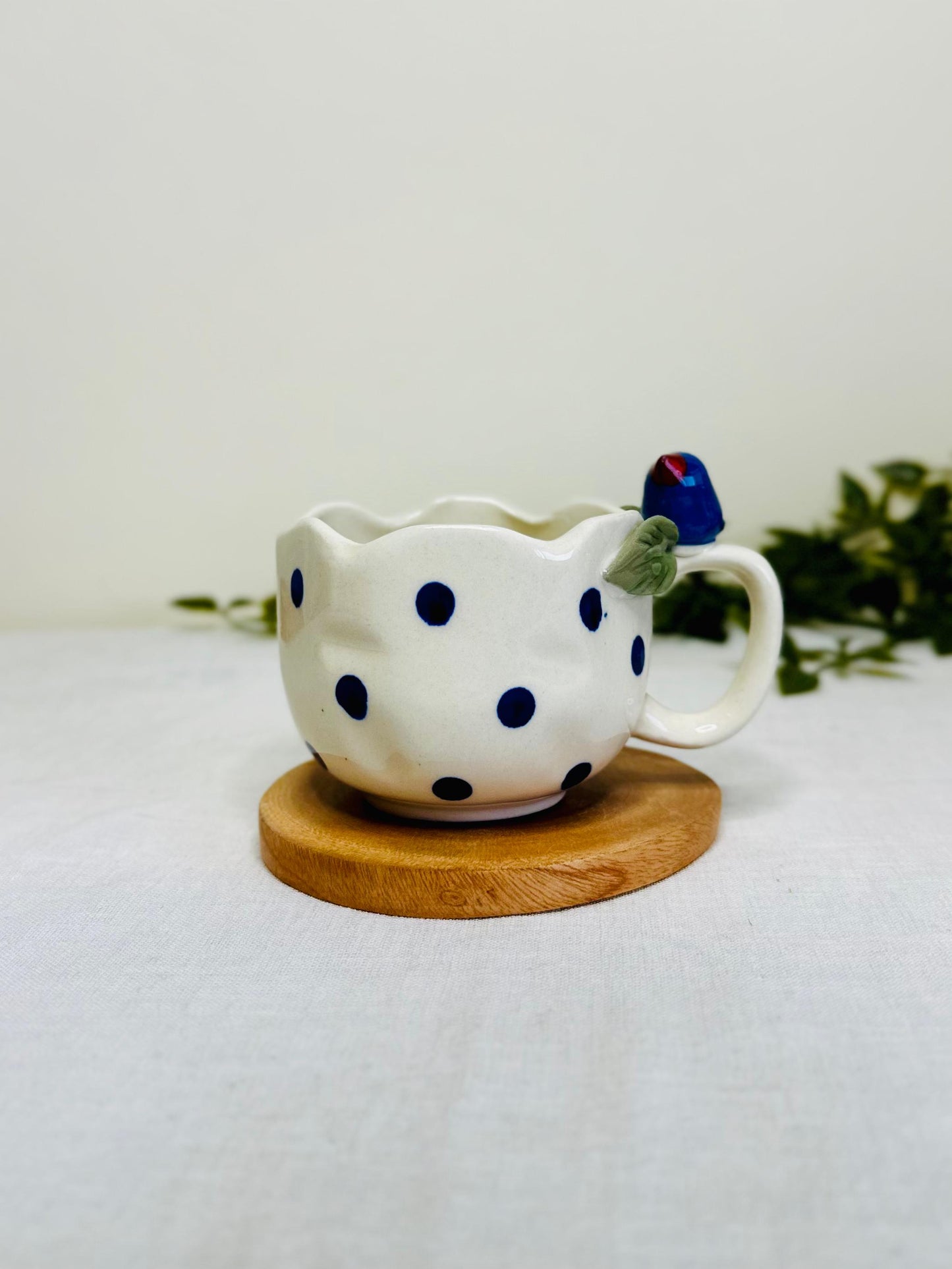 Chirpy Charm Handcrafted Ceramic Mug