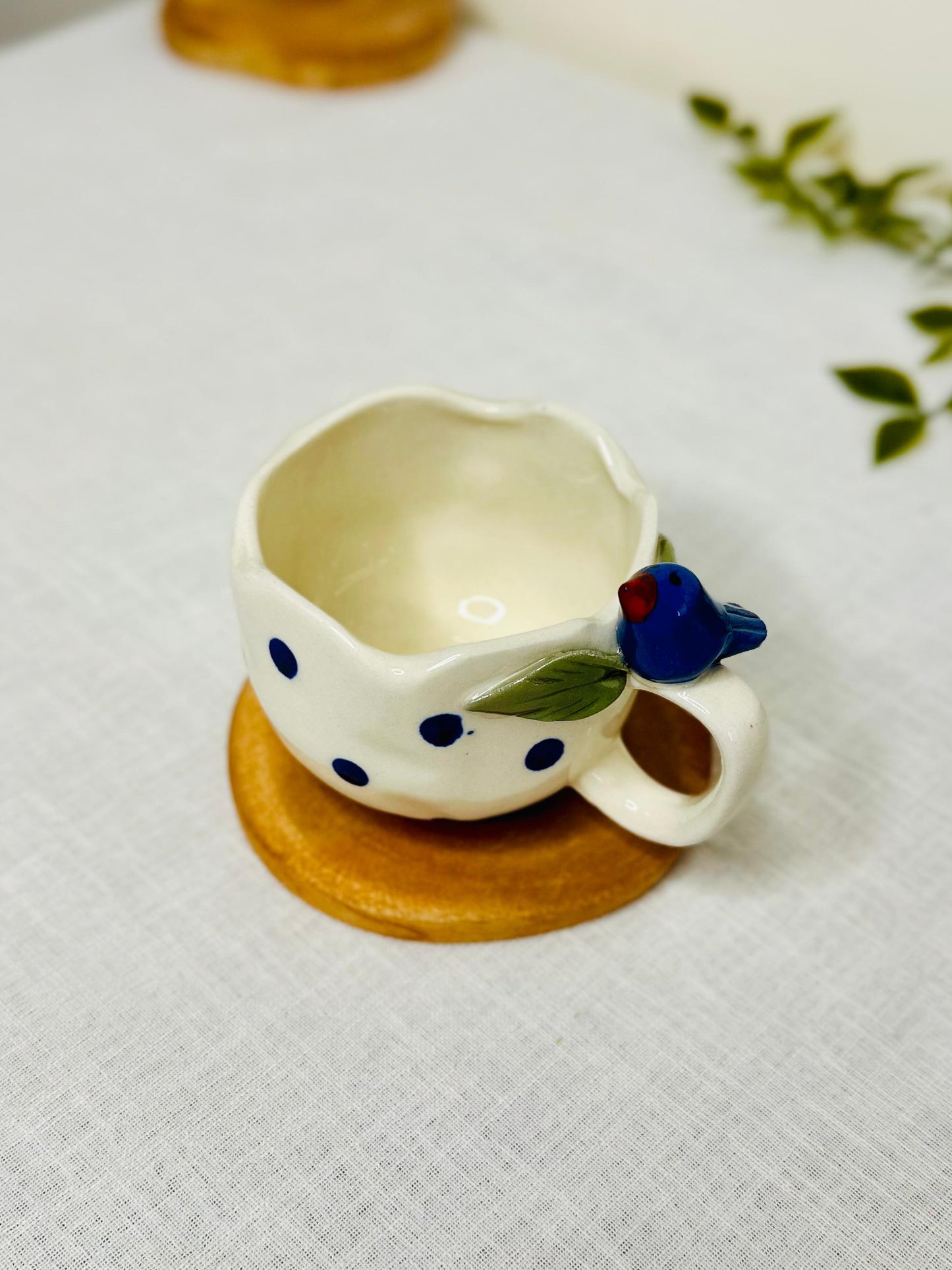 Chirpy Charm Handcrafted Ceramic Mug