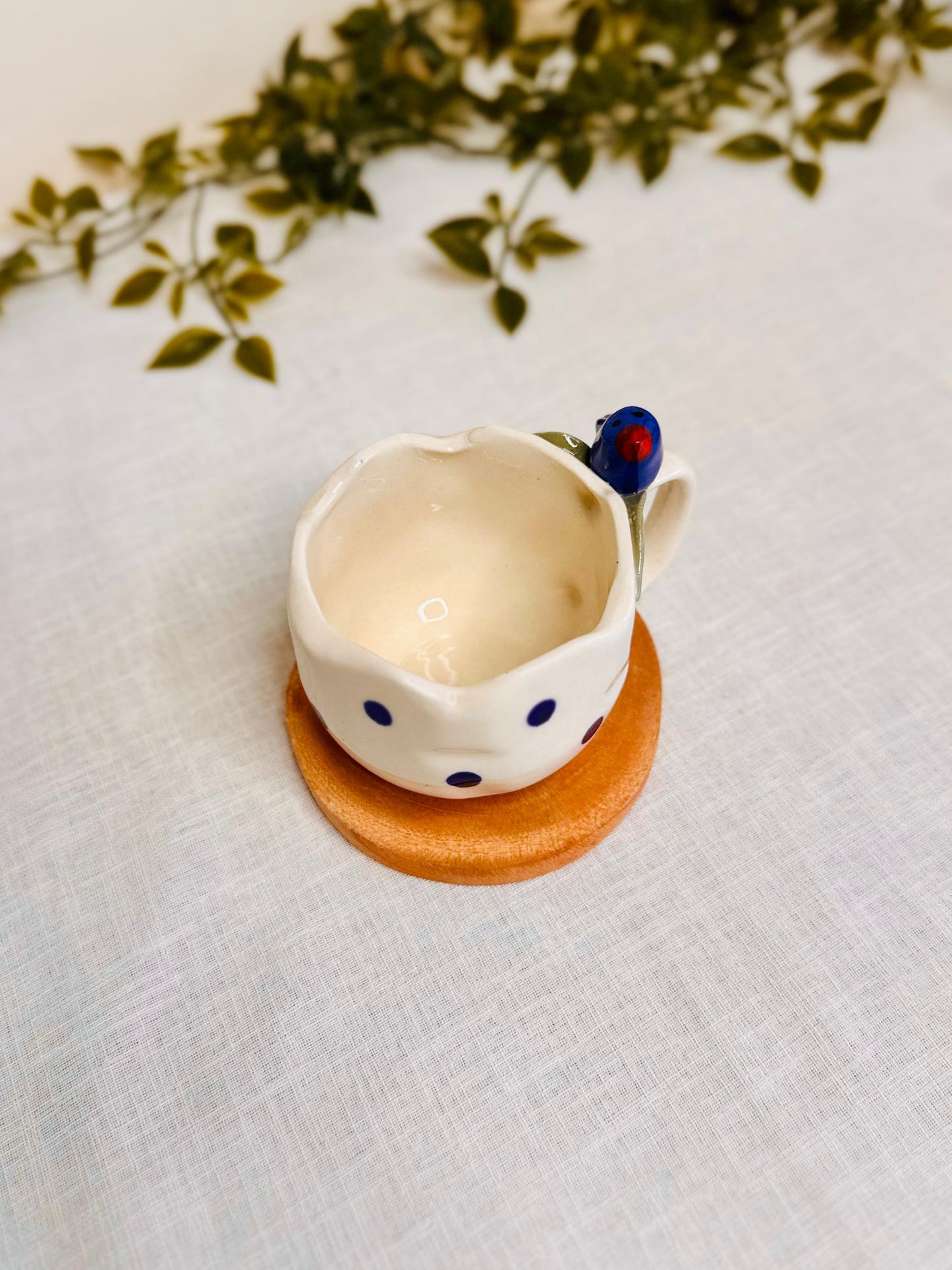 Chirpy Charm Handcrafted Ceramic Mug