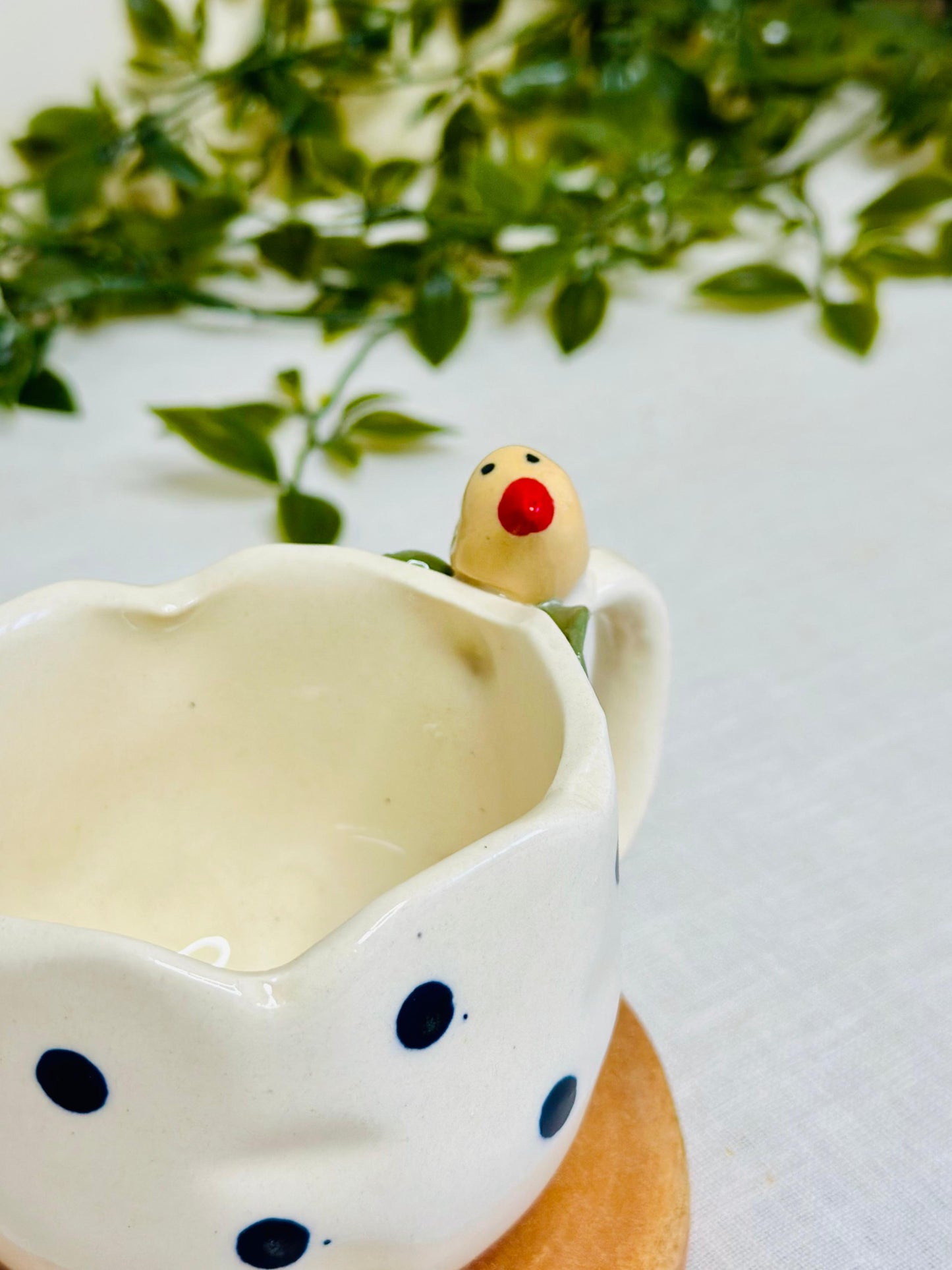 Chirpy Charm Handcrafted Ceramic Mug