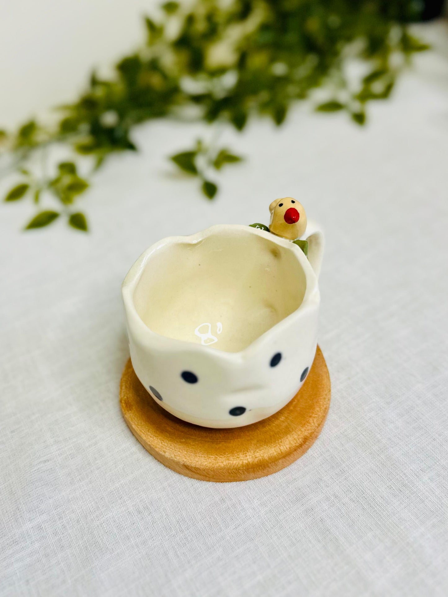 Chirpy Charm Handcrafted Ceramic Mug