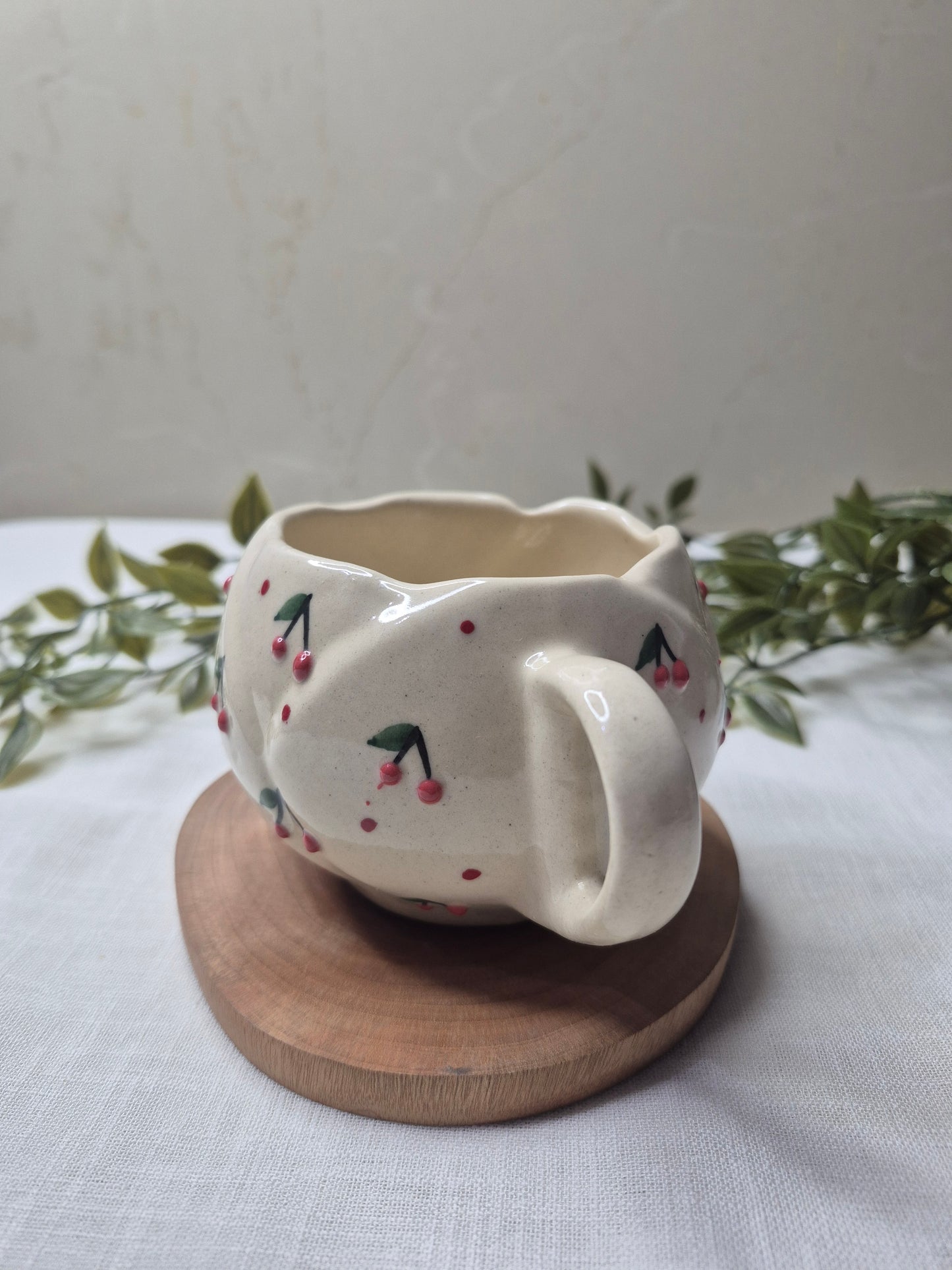 Handcrafted "Cherry Blossom" Artisan Mug