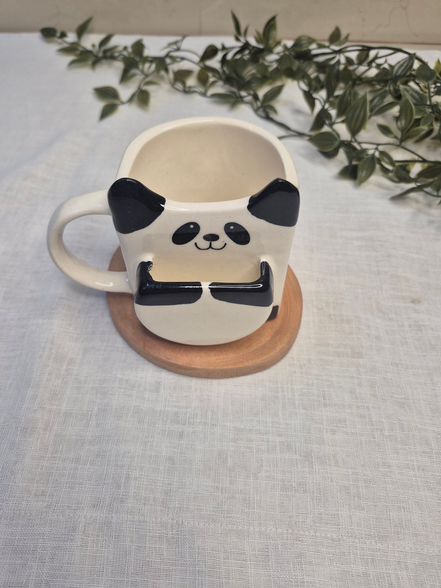 Panda cookie mug