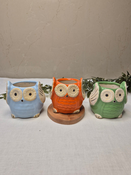 Owl Table Planter