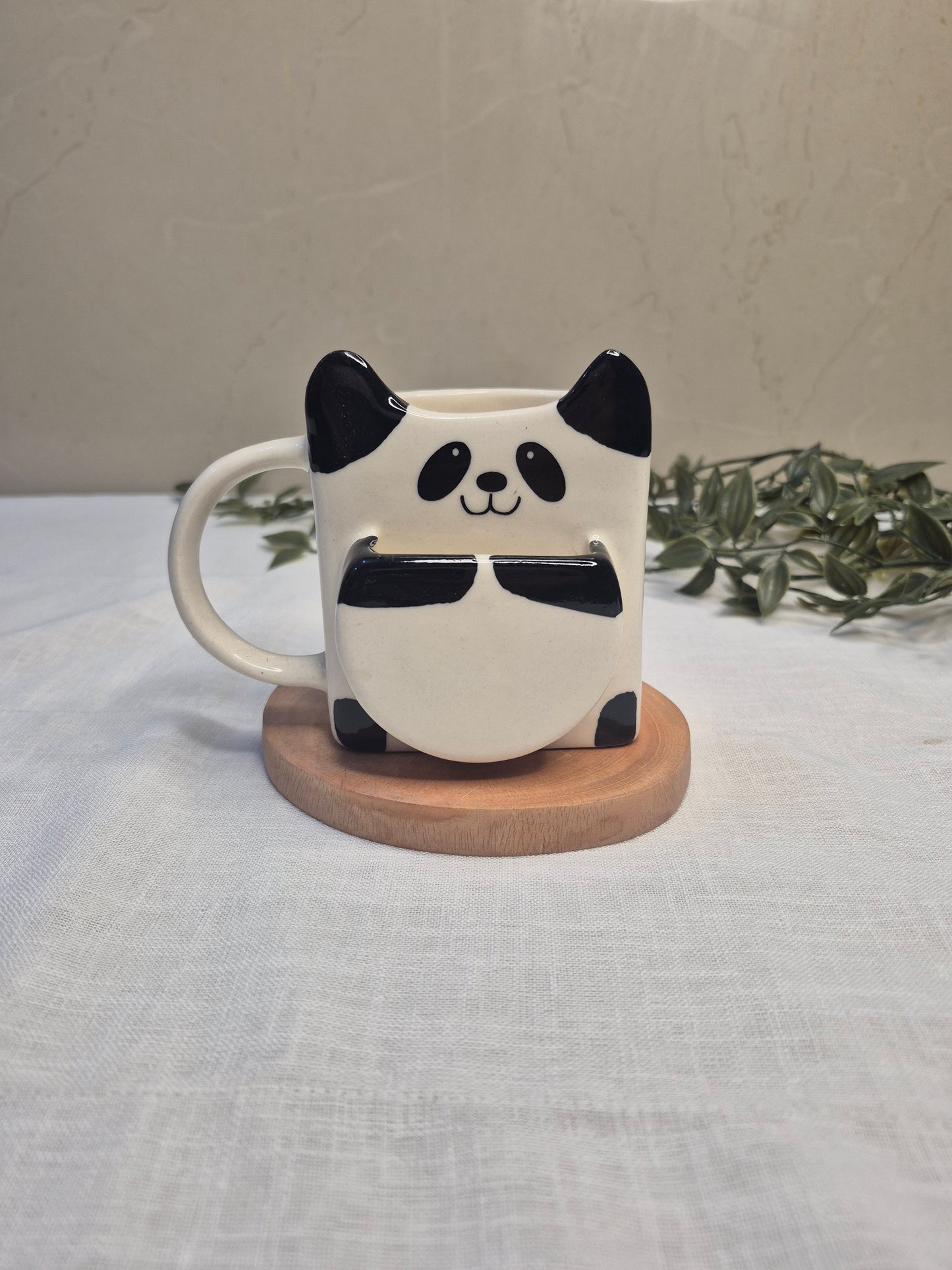 Panda cookie mug
