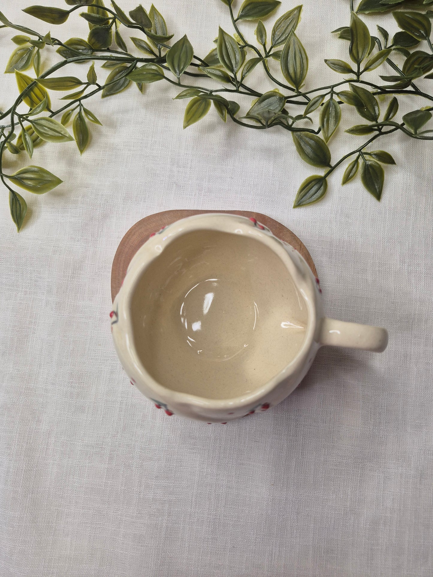 Handcrafted "Cherry Blossom" Artisan Mug