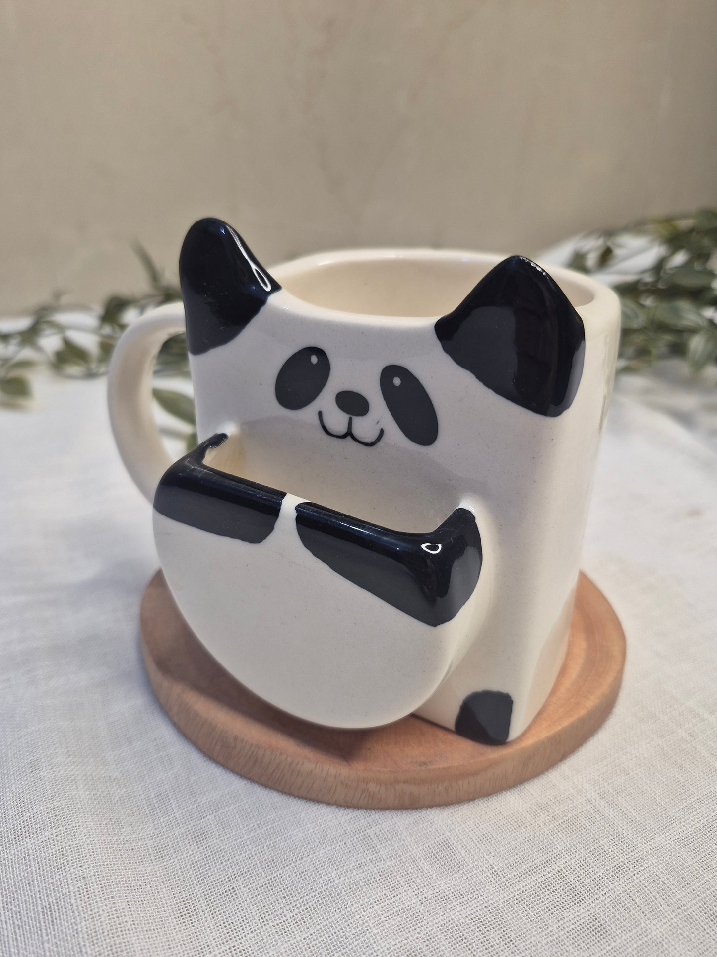 Panda cookie mug